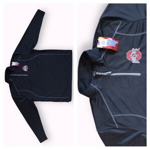 Ohio State University Buckeyes Quarter-zip Pullover Shirt Jacket